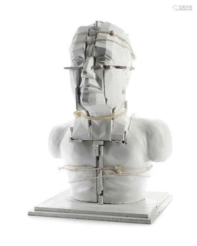 Plaster Head 53cm (20 7/8in) high Sir Eduardo Paolozzi(British, 1924-2005)