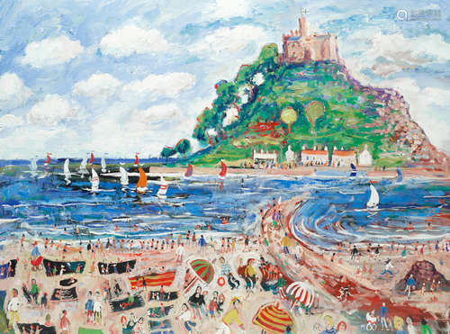 St Michael's Mount Simeon Stafford(British, born 1956)