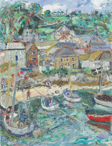 Gentle Harbour, Marazion Linda Weir(British, born 1951)