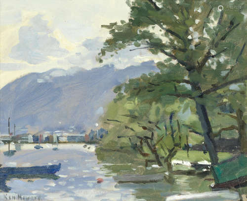 Lago Maggiore, Evening Light Ken Howard R.A.(British, born 1932)