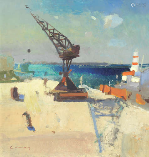 Crane Torreviega Frederick Cuming R.A., N.E.A.C.(British, born 1930)