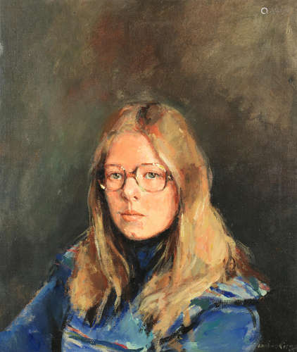 Portrait of Barbara Robert O. Lenkiewicz(British, 1941-2002)