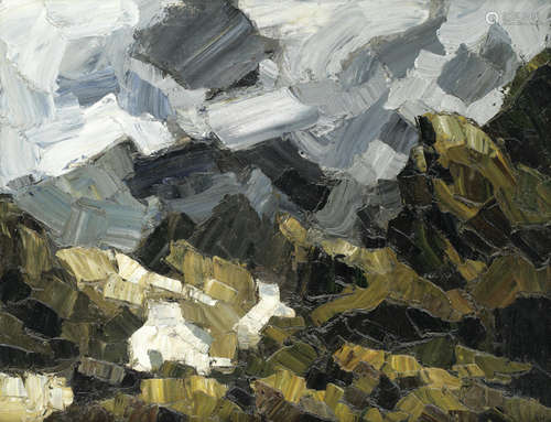 Storm Clouds, Drwys-y-Coed, Snowdonia Sir Kyffin Williams R.A.(British, 1918-2006)