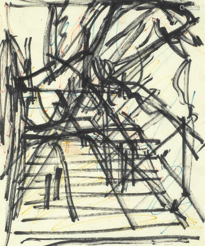 Study for St Pancras Steps, Station Frank Auerbach(British, born 1931)