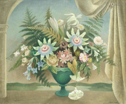 Flower Piece Billie Waters(British, 1896-1979)