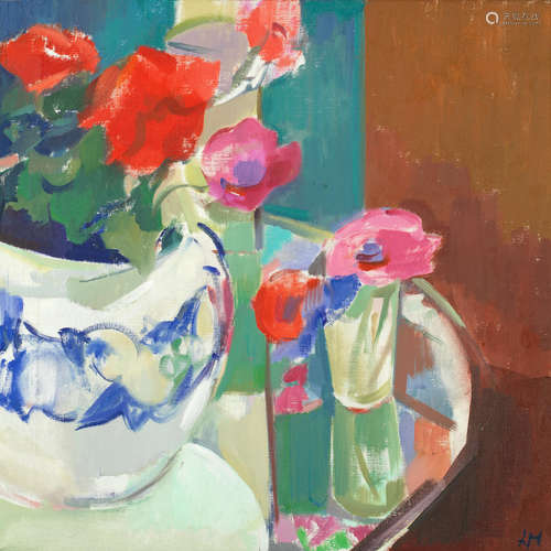 B's Bowl and Flowers Laura Matthews(British, born 1964)