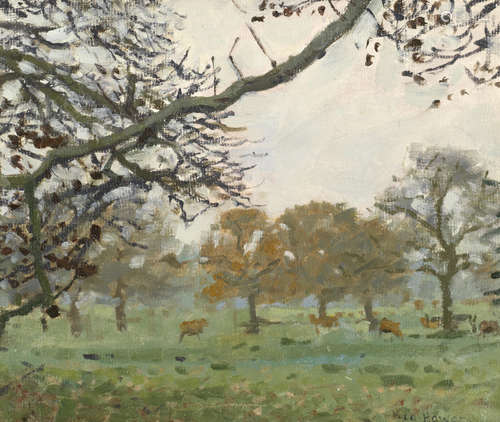 Richmond Park Ken Howard R.A.(British, born 1932)