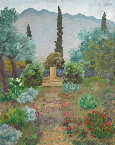 Cyprus Garden Sir Cedric Morris(British, 1889-1982)