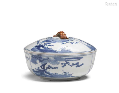 Hizen ware, Kakiemon type, Edo period (1615-1868), 1680-1700 A porcelain tureen