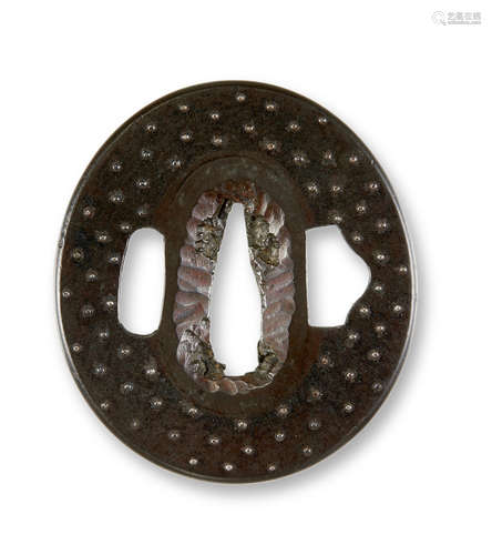 Muromachi period (1333-1573), 16th century, and Edo period (1615-1868), 17th century Three ko-kinko tsuba