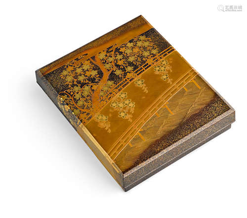 Edo period (1615-1868) or Meiji era (1868-1912), 19th/ late 19th century A lacquer suzuribako (writing box)