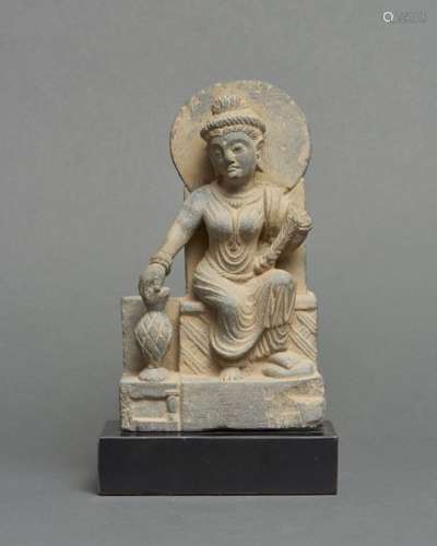 Figurine du Gandhara en schiste représentant la dé…