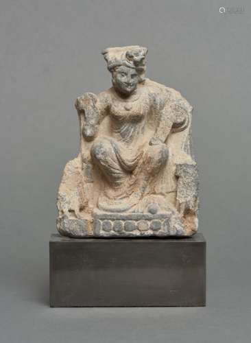 Figurine du Gandhara en schiste représentant la dé…