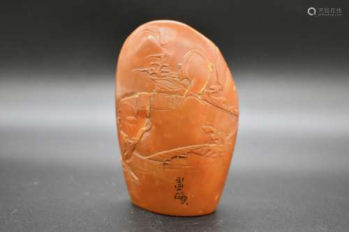 A large Chinese seal made from soapstone- 18th/19th century.