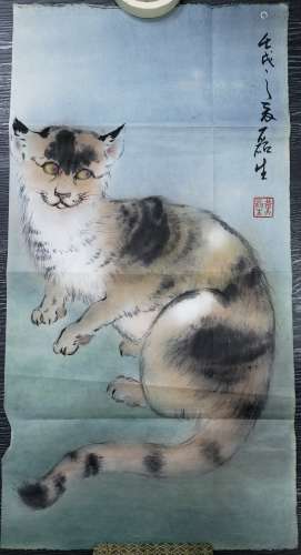 黃磊生-貓 紙本 軟片