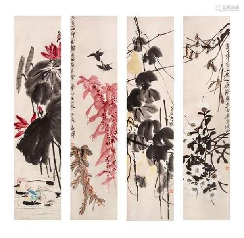 * Attributed to Qi Baishi, (Chinese, 1864-1957),