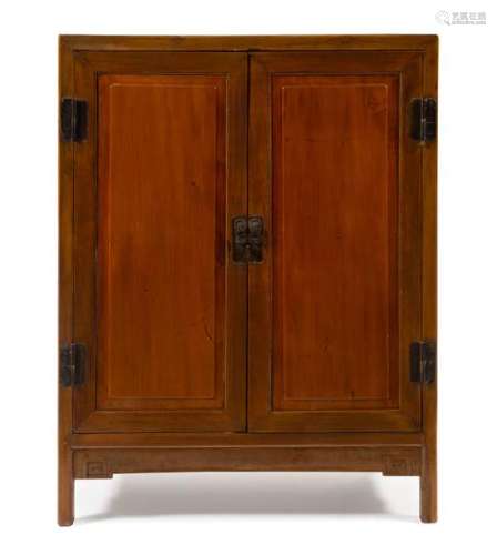 * A Tielimu and Cedar Wood Cabinet, Fangjiaogui Height