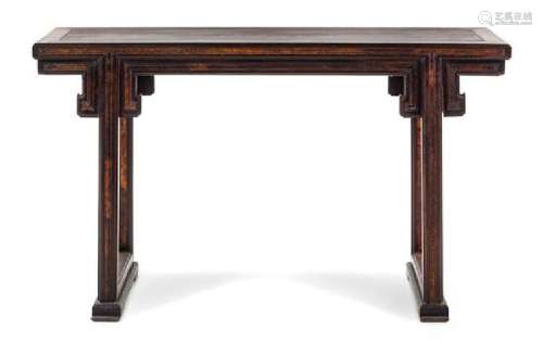 A Jichimu Altar Table Height 34 1/4 x length 57 1/2 x