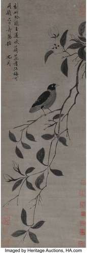 78331: After Shen Zhou (Chinese, 1427-1509) Birds and F