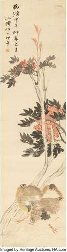 78334: Attributed to Ren Bonian (Chinese, 1840-1895) Qu