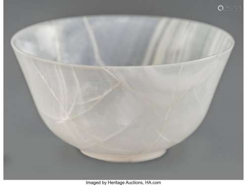 78263: A Fine Chinese Banded Chalcedony Agate Wine Cup,