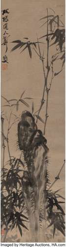 78344: After Zheng Xie (Chinese, 1693-1766) Bamboo and