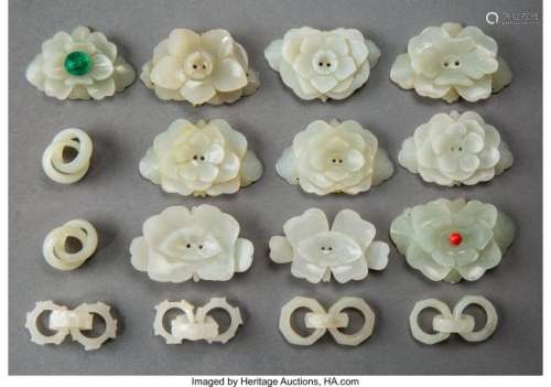 78087: A Group of Chinese Jade Carving, Qing Dynasty 1-