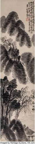 78323: Pu Hua (Chinese, 1832-1911) Summer Mountain Land