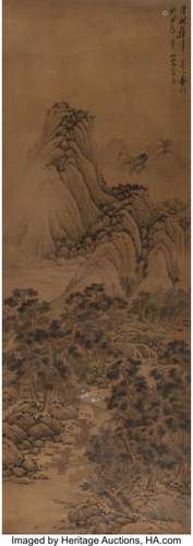 78333: After Lan Ying (Chinese, 1585-1664) Mountain Lan