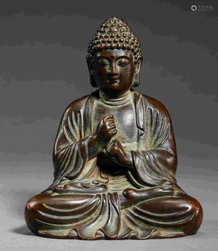 QING DYNASTY SAKYAMUNI STATUTE