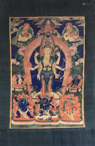 SINO-TIBETAN THANGKA