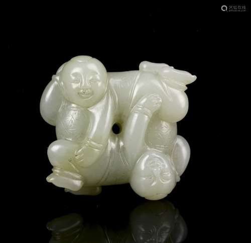 A JADE CARVED ORNAMENT