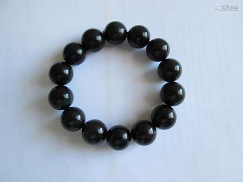 A BLACK EYE CRYSTAL BEADS BARACELET