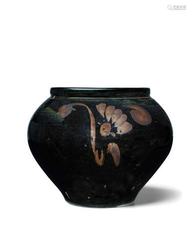 Song/Jin dynasty A 'HENAN' BLACK-GLAZED RUSSET-PAINTED JAR