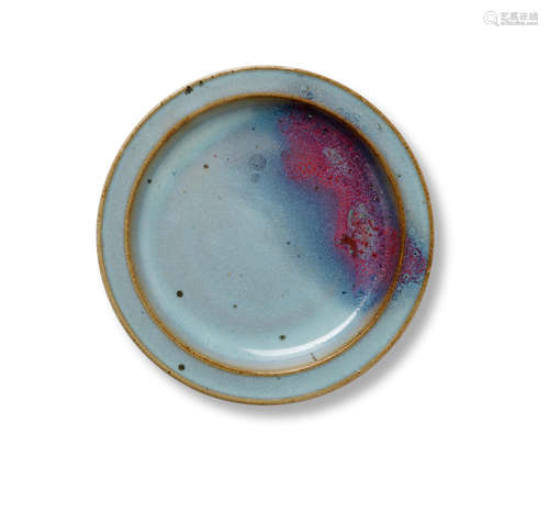 Jin/Yuan dynasty A FINE JUNYAO PURPLE-SPLASHED DISH