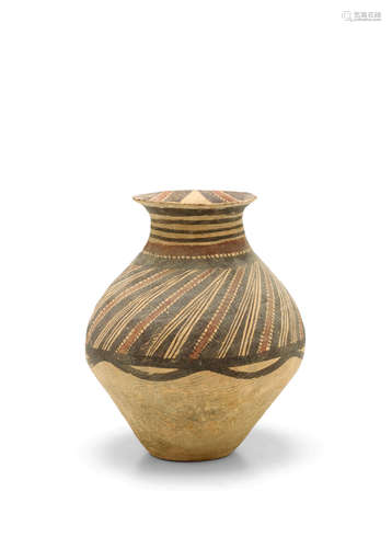 Neolithic period, Yangshao/Majiayao Culture, 2600-2300 BCE A Banshan Painted Pottery Jar