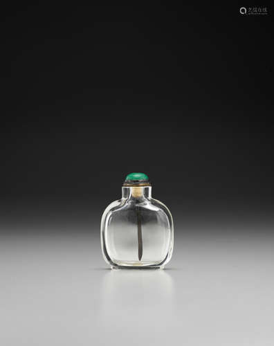 18th/19th century A rock crystal snuff bottle