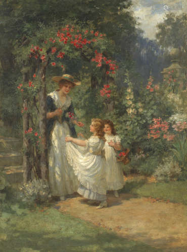 Summer blossoms  George Sheridan Knowles RI, RBA, ROI, RCA(British, 1863-1931)