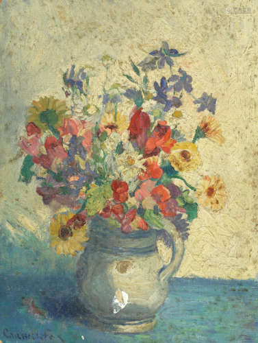 'Un petit bouquet' Ethel Carrick Fox(1872-1952)