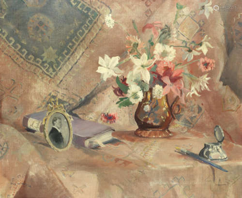 Flowers and lustre Francis Murray Russell Flint(British, 1915-1977)