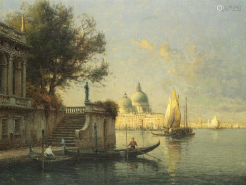 A view of Santa Maria della Salute, Venice Antoine Bouvard(French, 1870-1956)