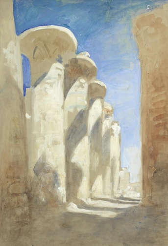 Columns, Egypt Hercules Brabazon Brabazon(British, 1821-1906)