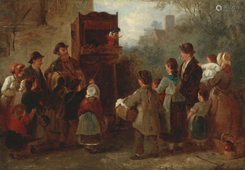 Punch and Judy Edward Robert Smythe(British, 1810-1899)