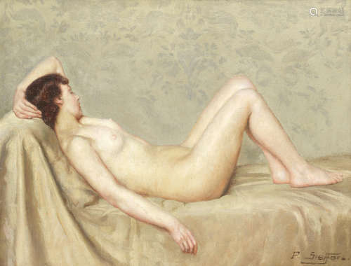 Reclining nude Paul Sieffert(French, 1874-1957)