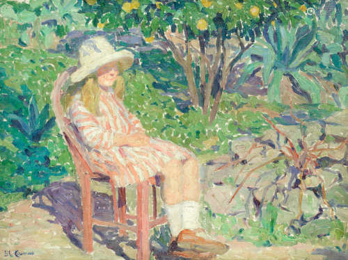 Jeune fille sous les oranges Blanche Camus(1881-1968)
