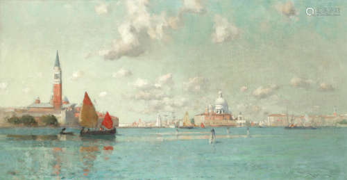 The Venetian lagoon Edward Aubrey Hunt(American, 1855-1922)