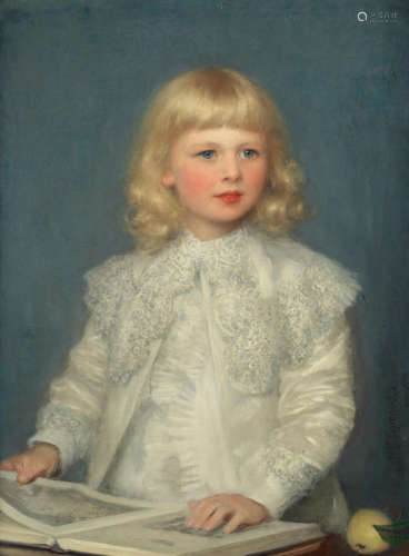 Portrait of Guy Lutwyche as a young boy William Robert Symonds(British, 1851-1934)