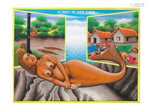 'Le debut de Cheri Samba' Chéri Samba(Democratic Republic of Congo, born 1956)