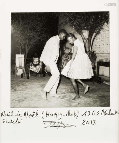 'Nuit de Noel' (1963) & an album of 23 photographs 17 x 12cm (6 11/16 x 4 3/4in). Malick Sidibé(Malian, 1935-2016)