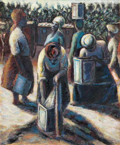 The water collectors Gerard Sekoto(South African, 1913-1993)